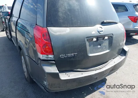 2006 Nissan Quest 3.5 from USA, damaged, VIN 5N1BV28U96N119783